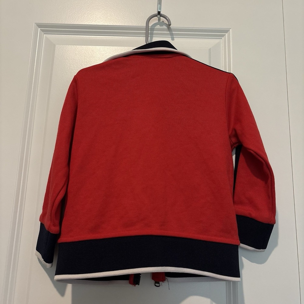 Polo Sport Ralph Lauren Performance Track Jacket Black White Zip Up 2T Toddler - Picture 6 of 6